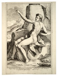 ジョン・ザ・バプティスト。状態2 作： Wenceslaus Hollar